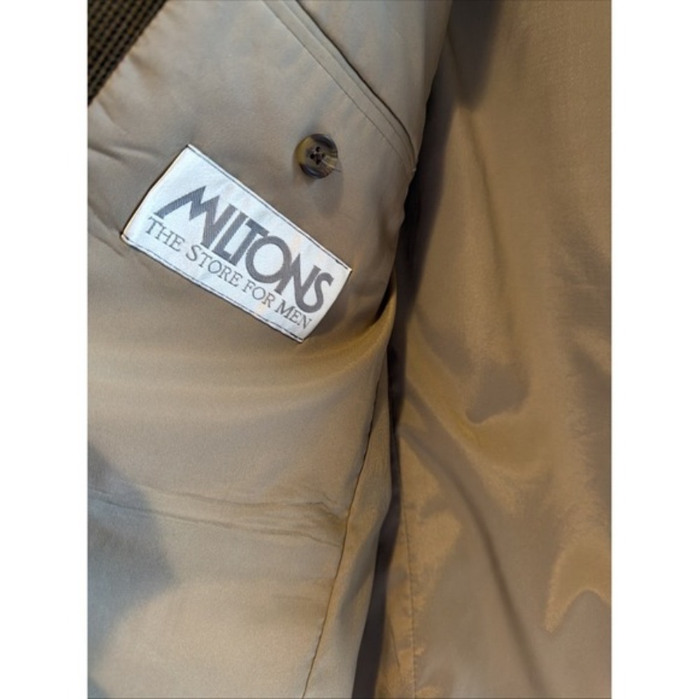 Ralph Lauren 42R Houndstooth Sport Coat - Blazer - Tan, Dark Brown     ‎  4039 - Picture 11 of 16